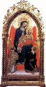 Giovanni di Francesco Madonna Enthroned with St Lawrence and St Julian Germany oil painting artist
